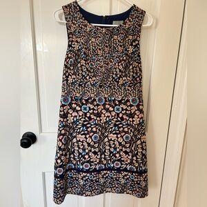 ANTHROPOLOGIE MAEVE BRINDLE FITTED FLORAL SHEATH DRESS SIZE 6